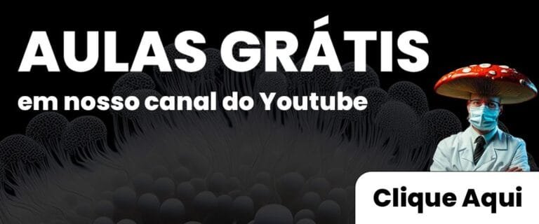 aulas grátis em nosso canal do Youtube Professor Cogumelo