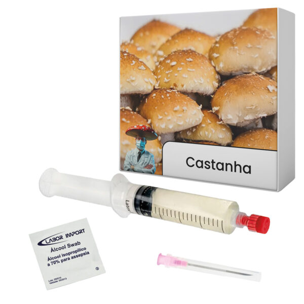 cultura líquida cogumelo castanha pholiota adiposa