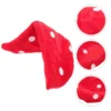 Chapéu De Cogumelo Fantasia Vermelho - Image 4