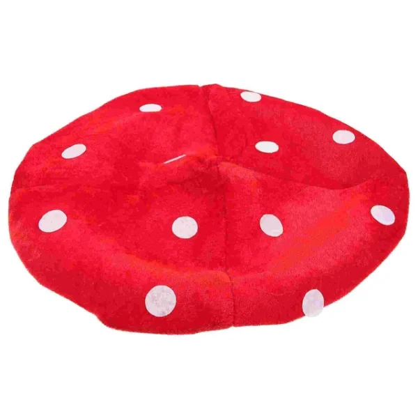 Chapéu De Cogumelo Fantasia Vermelho - Image 3