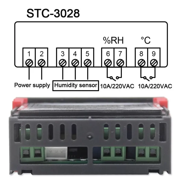 Controlador de Temperatura e Umidade (2 em 1) - Bivolt - Image 4
