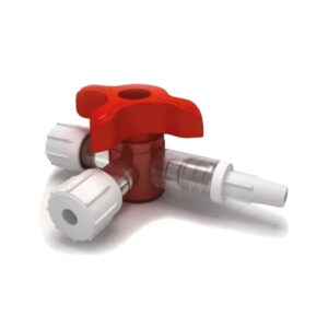Torneira Luer Lock 3 Vias - Encaixe para Agulhas e Seringas