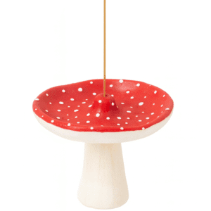 Incensário cogumelo Vermelho