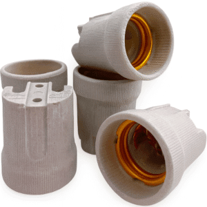 Soquete de Cerâmica para Lâmpadas Aquecedoras