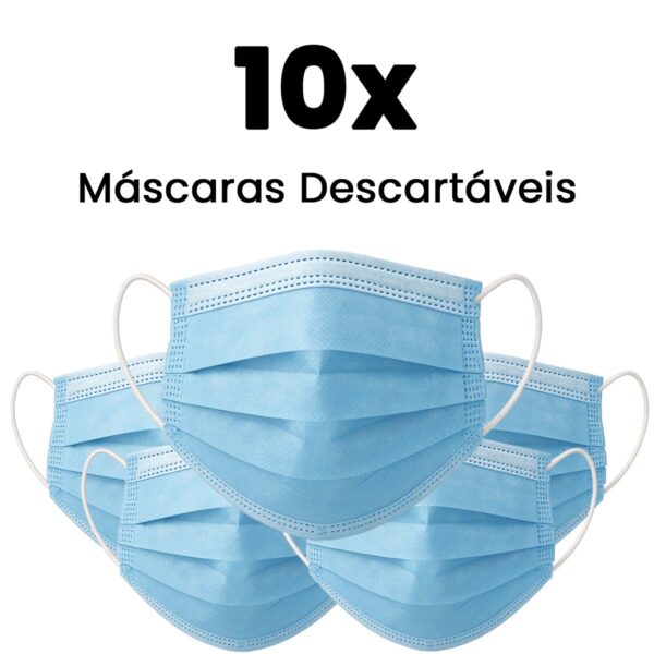 Kit de Segurança - 20 Luvas (M) + 10 Máscaras - Imagem 2