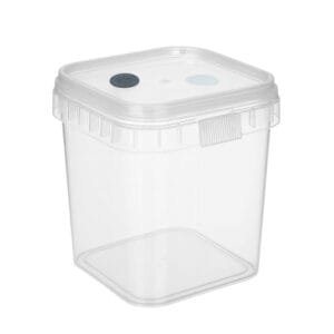 Pote Plástico Autoclavável Com Borracha de Inoculação e Filtro de Ar