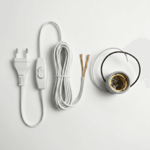 KIT Soquete + Fio Com Interruptor
