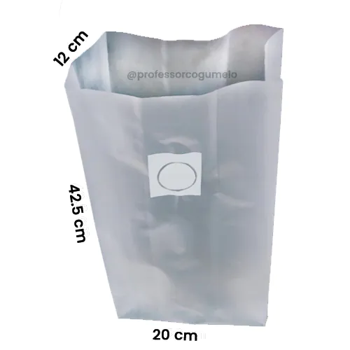 Sacos para Cultivo de Cogumelos M - Até 2kg - Com Filtro