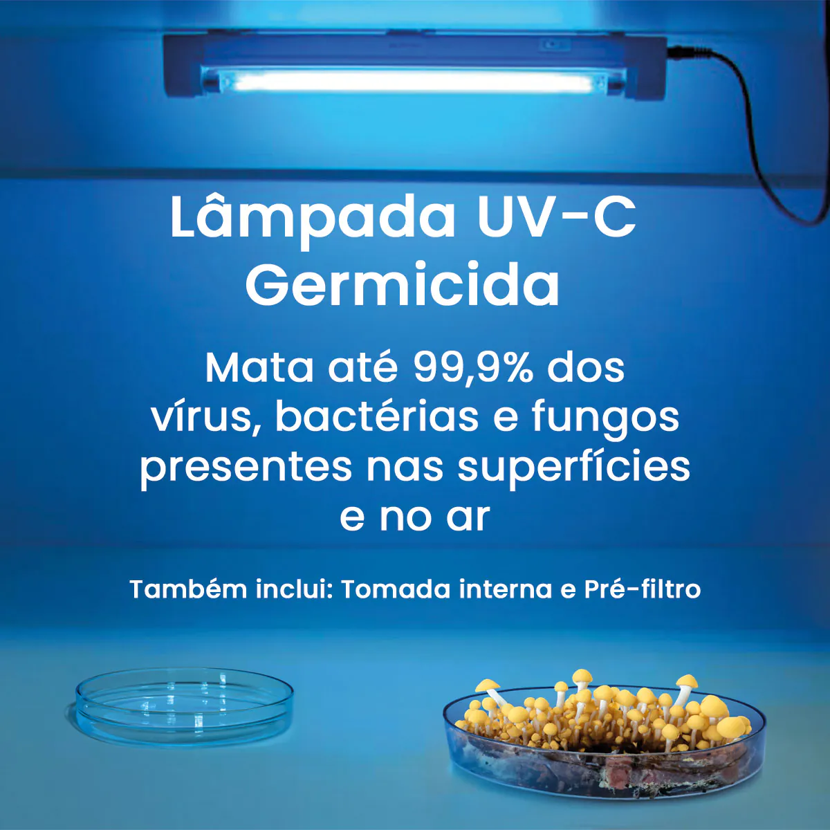 Câmara de Fluxo Laminar HEPA H14 com Lâmpada Germicida - Imagem 3
