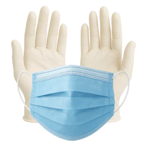 Kit de Segurança - 20 Luvas (M) + 10 Máscaras