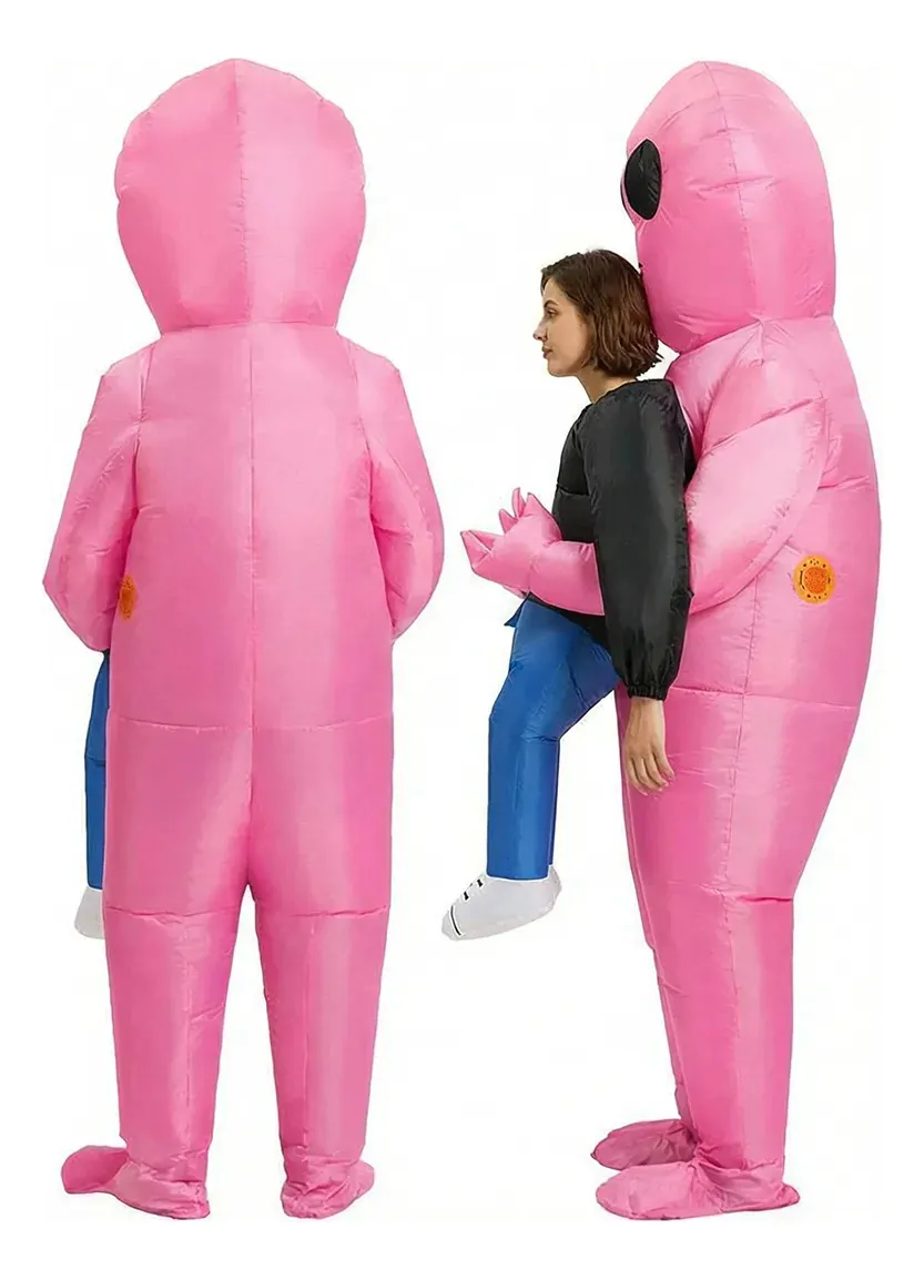 Fantasia Alien Rosa Et Alienígena Extraterrestre Feminina - Imagem 7