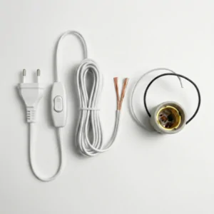 KIT Soquete + Fio Com Interruptor