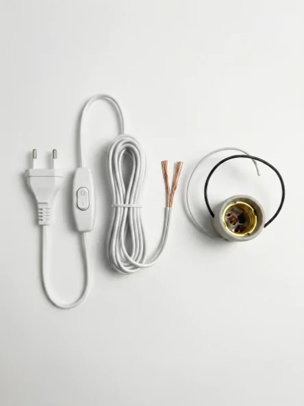 KIT Soquete + Fio Com Interruptor